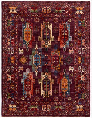 4' 11 x 6' 6 Hand Knotted Ariana Ziegler Rug