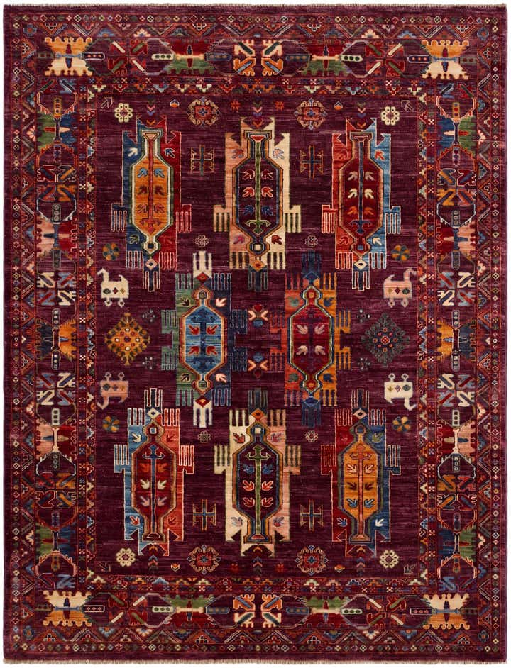4' 11 x 6' 6 Hand Knotted Ariana Ziegler Rug