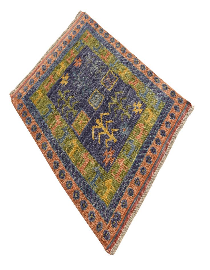 Detail image of 2' 9 x 3' 9 Hand Knotted Balouch Wool Rug