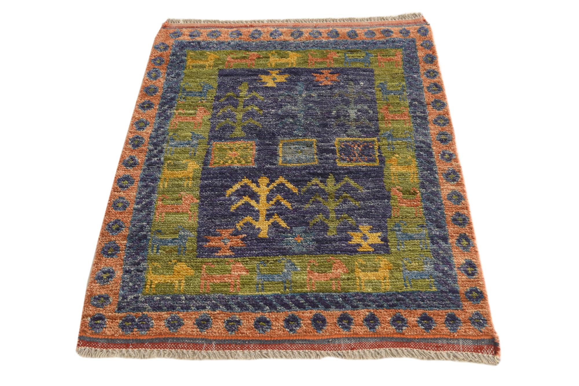 2' 9 x 3' 9 Hand Knotted Balouch Wool Rug
