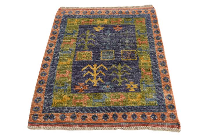 2' 9 x 3' 9 Hand Knotted Balouch Wool Rug