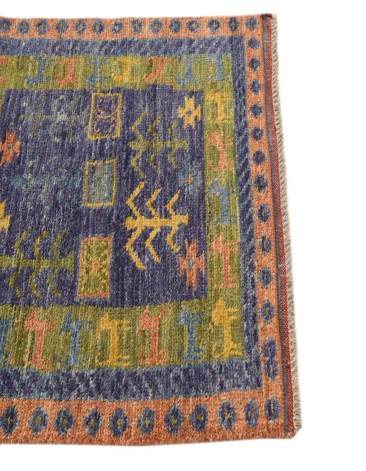 Detail image of 2' 9 x 3' 9 Hand Knotted Balouch Wool Rug