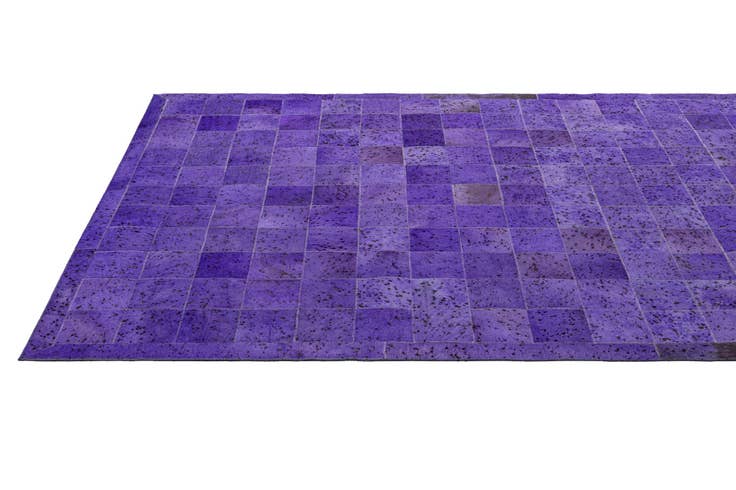 Detail image of 5' x 7' 10 Cowhide - Patchwork Rug