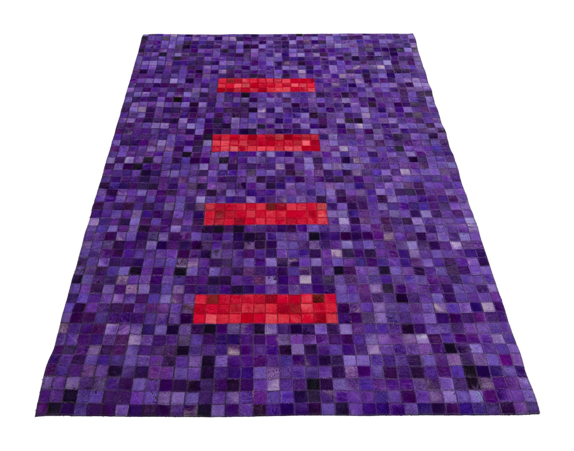 115cm x 175cm Cowhide Leather Alfombra
