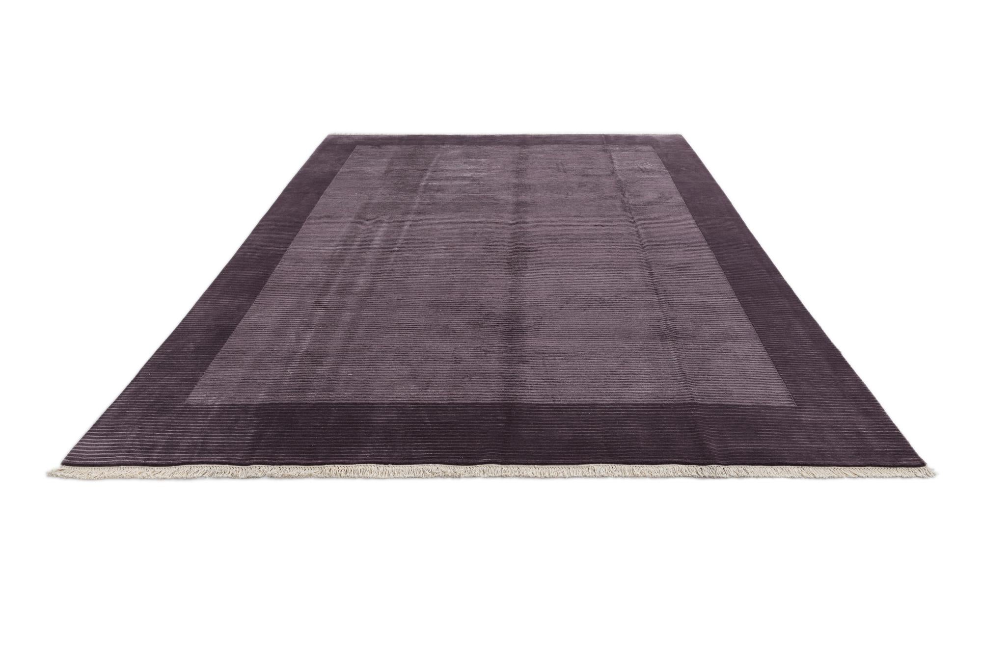 8' x 11' 4 Hand Knotted Darya Wool Rug