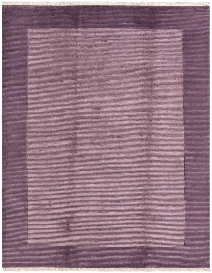 Detail image of 6' 8 x 9' 10 Hand Knotted Darya Wool Rug
