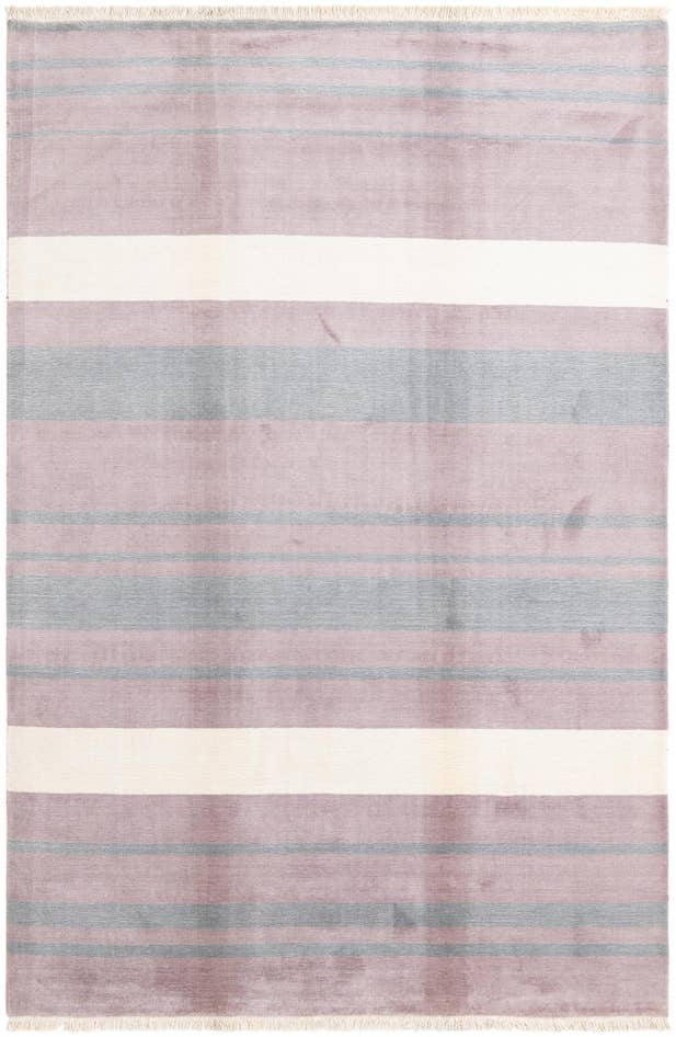 Detail image of 6' 6 x 9' 10 Hand Knotted Darya Wool Rug