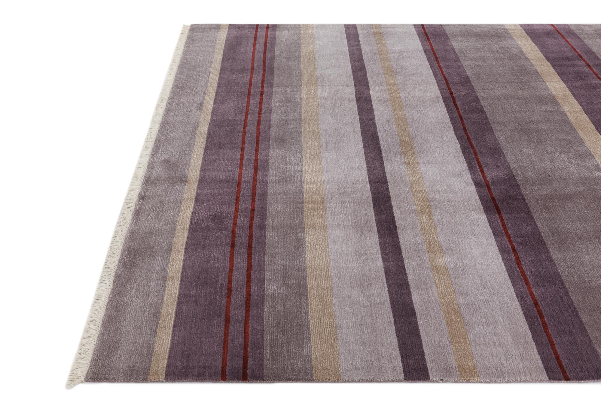 6' 6 x 9' 8 Hand Knotted Darya Wool Rug