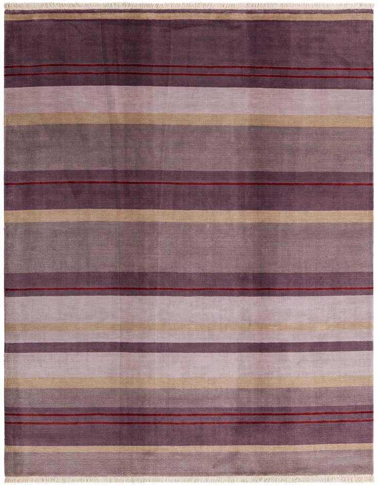 Detail image of 6' 6 x 9' 8 Hand Knotted Darya Wool Rug