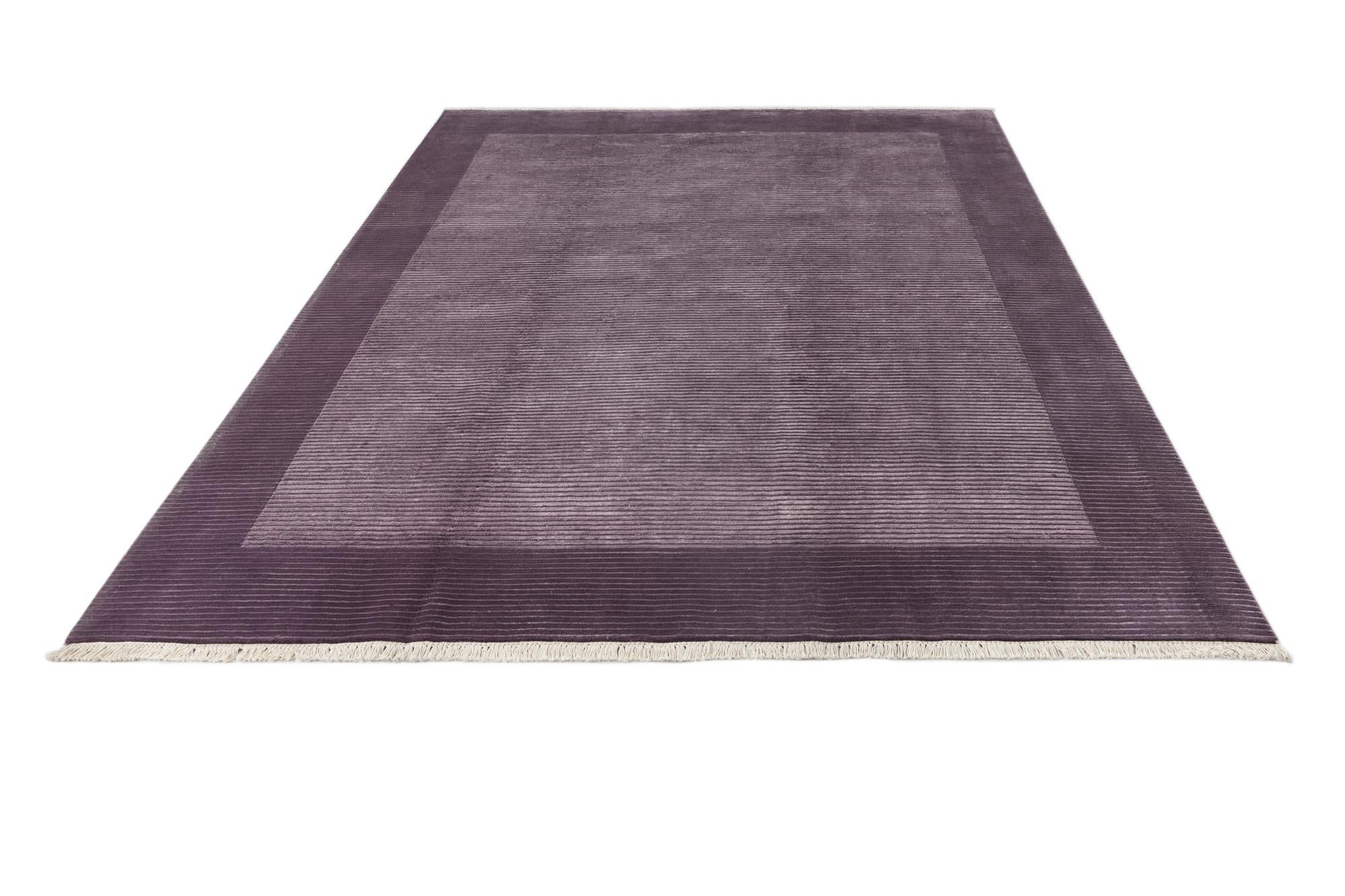 6' 10 x 9' 5 Hand Knotted Darya Wool Rug