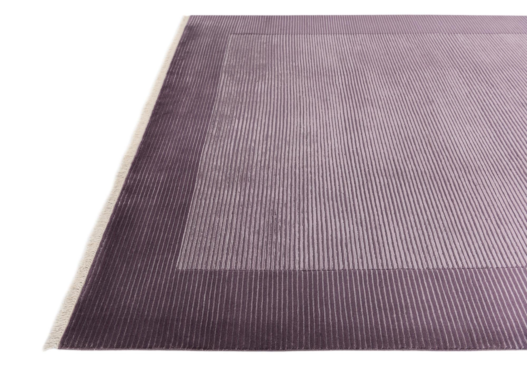 6' 10 x 9' 6 Hand Knotted Darya Wool Rug
