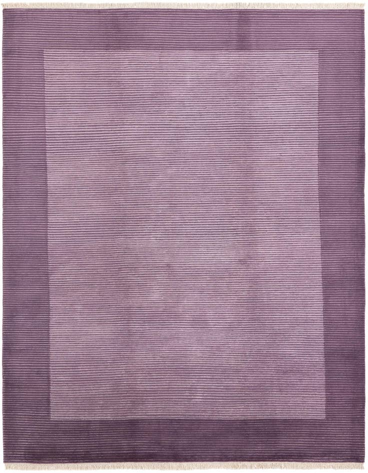 Detail image of 6' 10 x 9' 6 Hand Knotted Darya Wool Rug