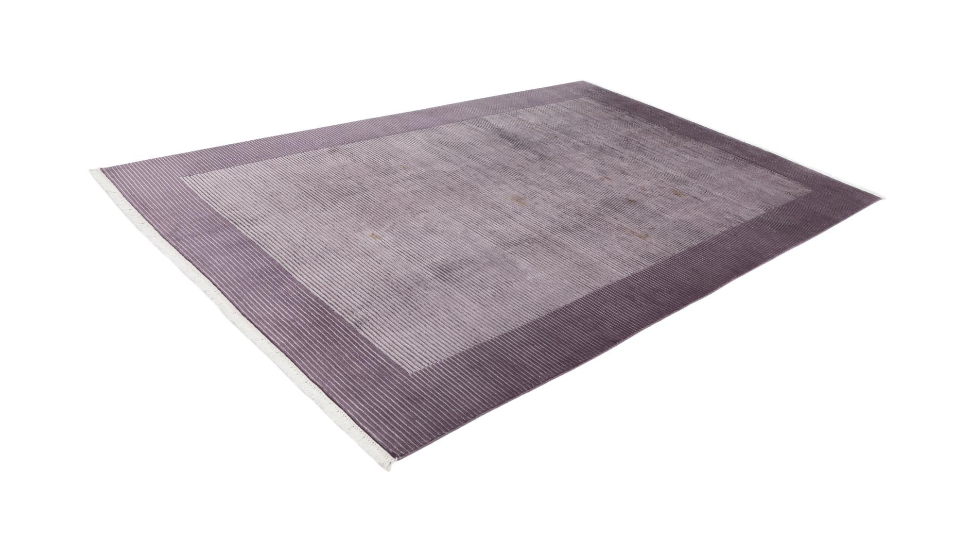 6' 6 x 9' 7 Hand Knotted Darya Wool Rug