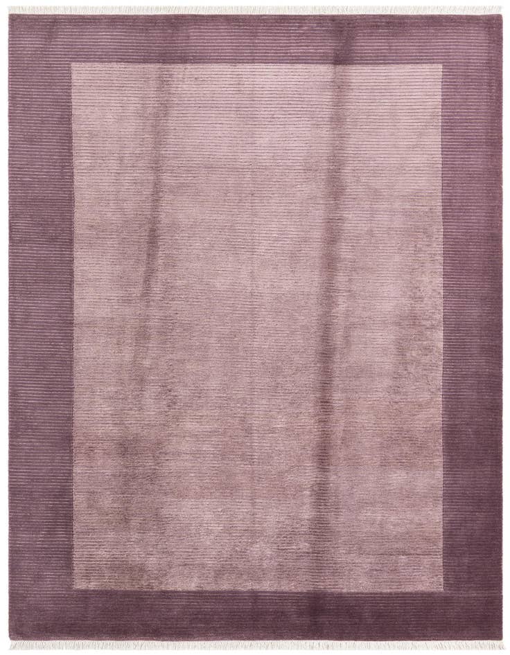 Detail image of 6' 6 x 9' 11 Hand Knotted Darya Wool Rug