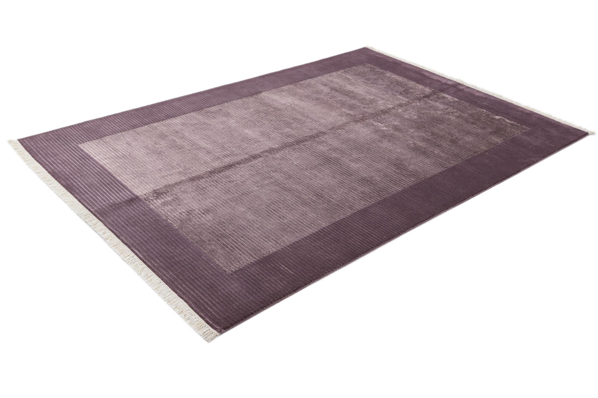 5' 7 x 7' 11 Hand Knotted Darya Wool Rug