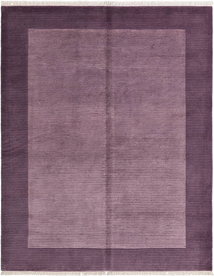 Detail image of 5' 7 x 8' Hand Knotted Darya Wool Rug