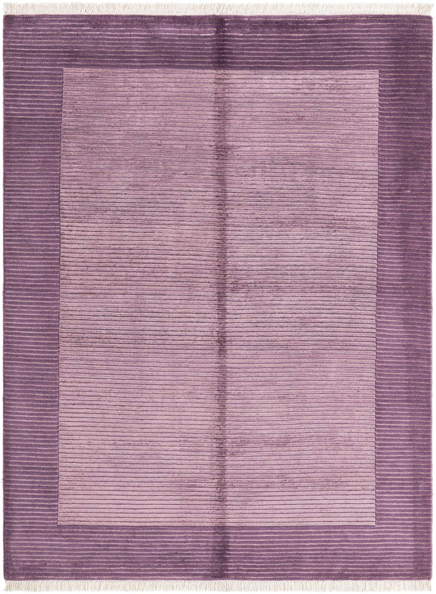 4' 11 x 6' 6 Hand Knotted Darya Wool Rug