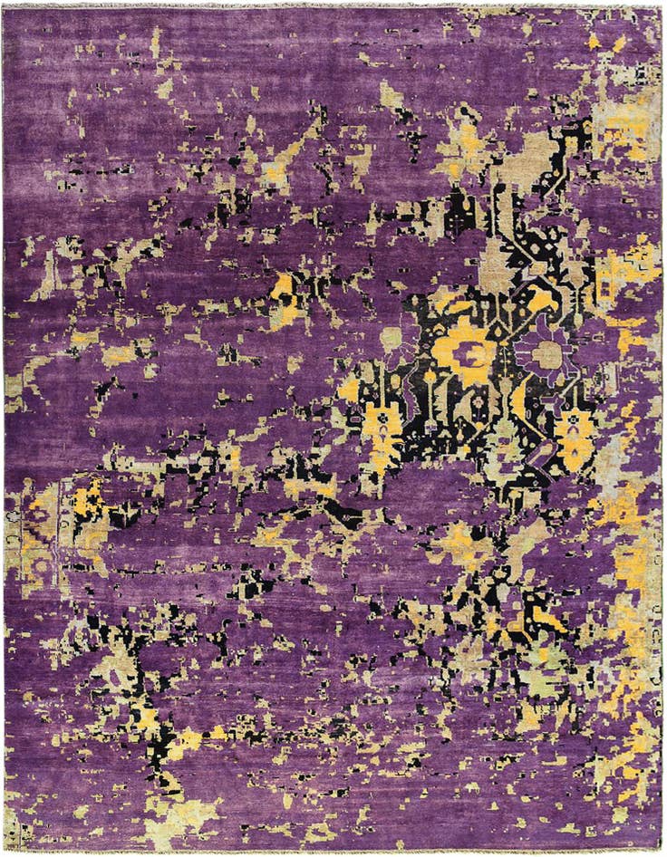 Detail image of 13' 7 x 18' Hand Knotted Darya Wool Rug