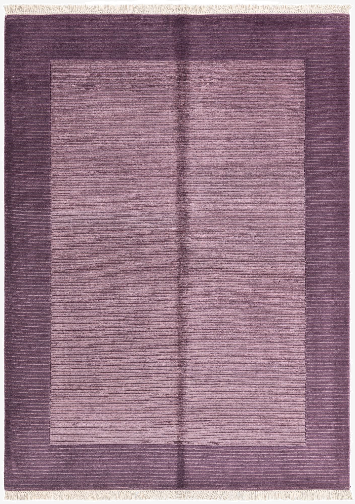 4' 11 x 6' 8  Hand Knotted Darya Wool Rug