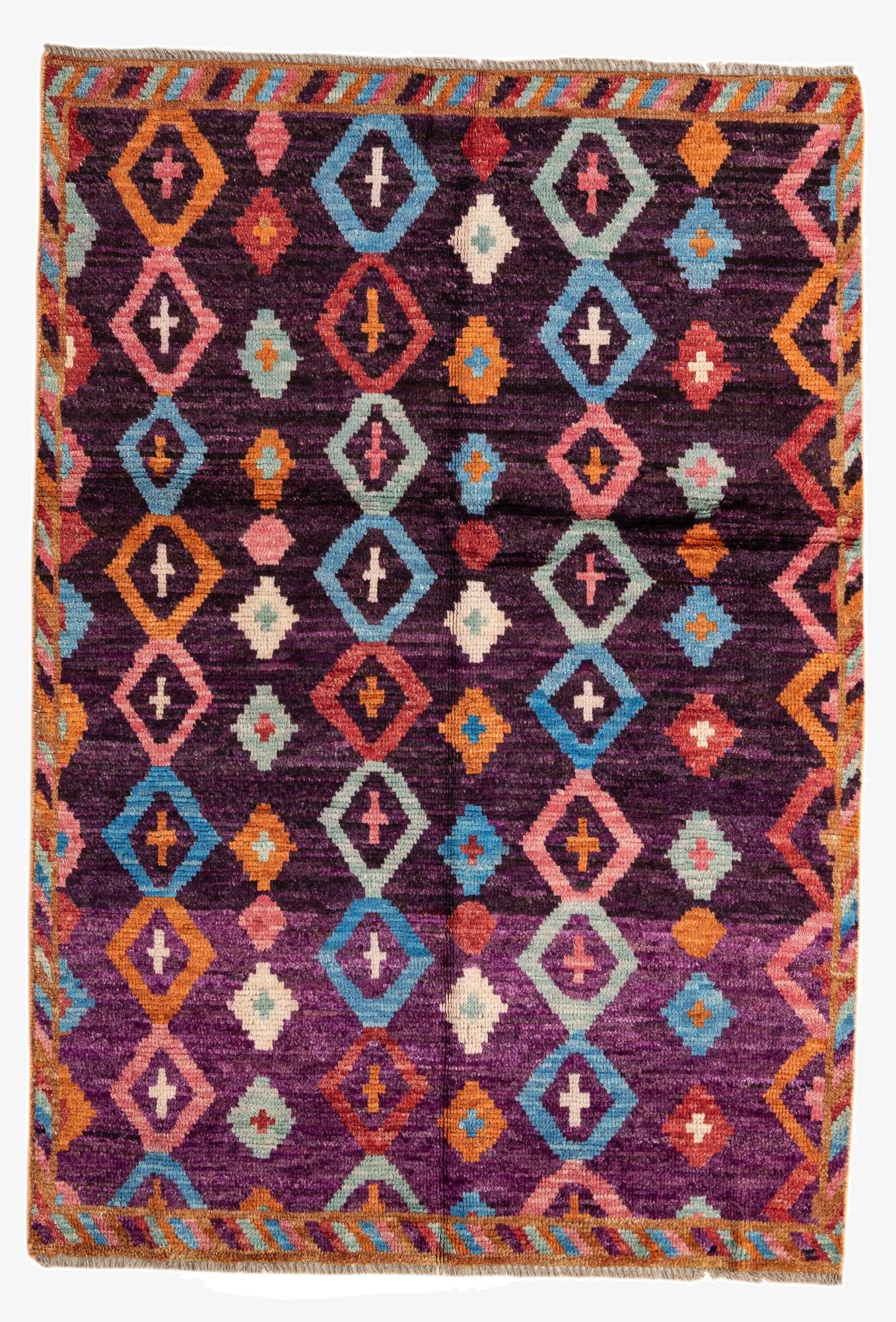 4' x 5' 11 Hand Knotted Darya Wool Rug