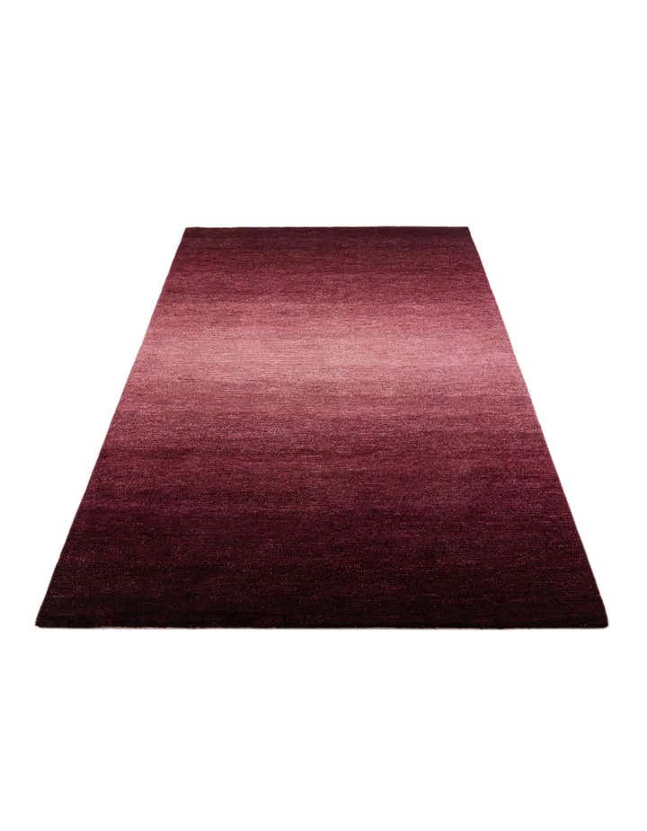 4' x 5' 10 Hand Knotted Gabbeh Wool Rug