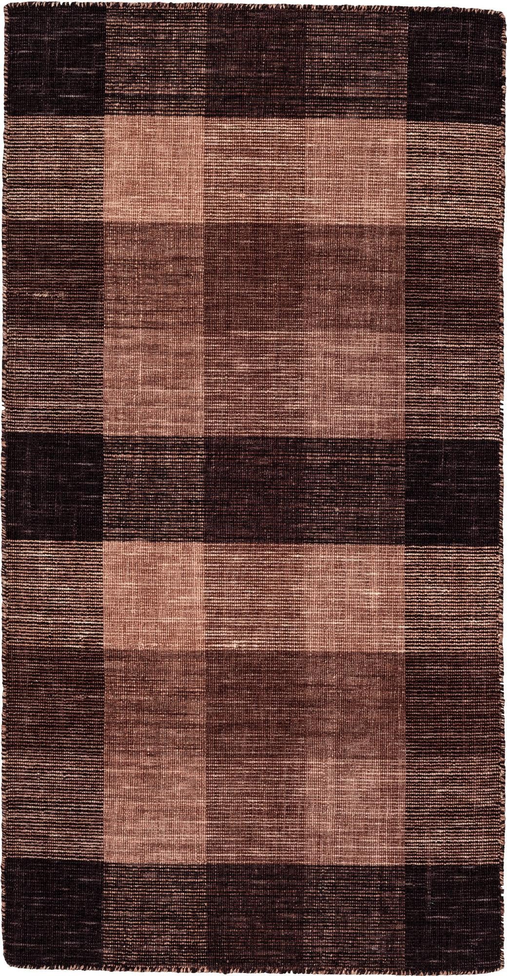 2' 6 x 4' 9 Hand Knotted Gabbeh Wool Rug