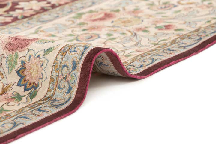 6' 3 x 10' Ghom Design Rug