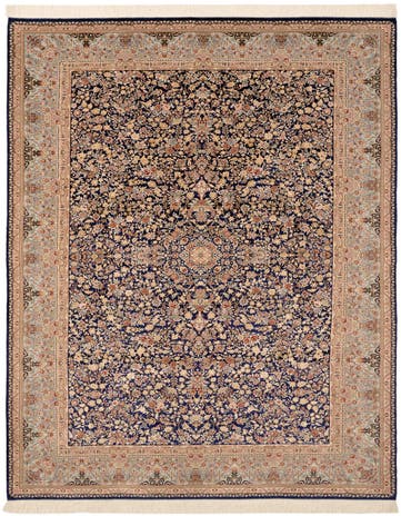 6' 5 x 9' 7 Ghom Design Rug