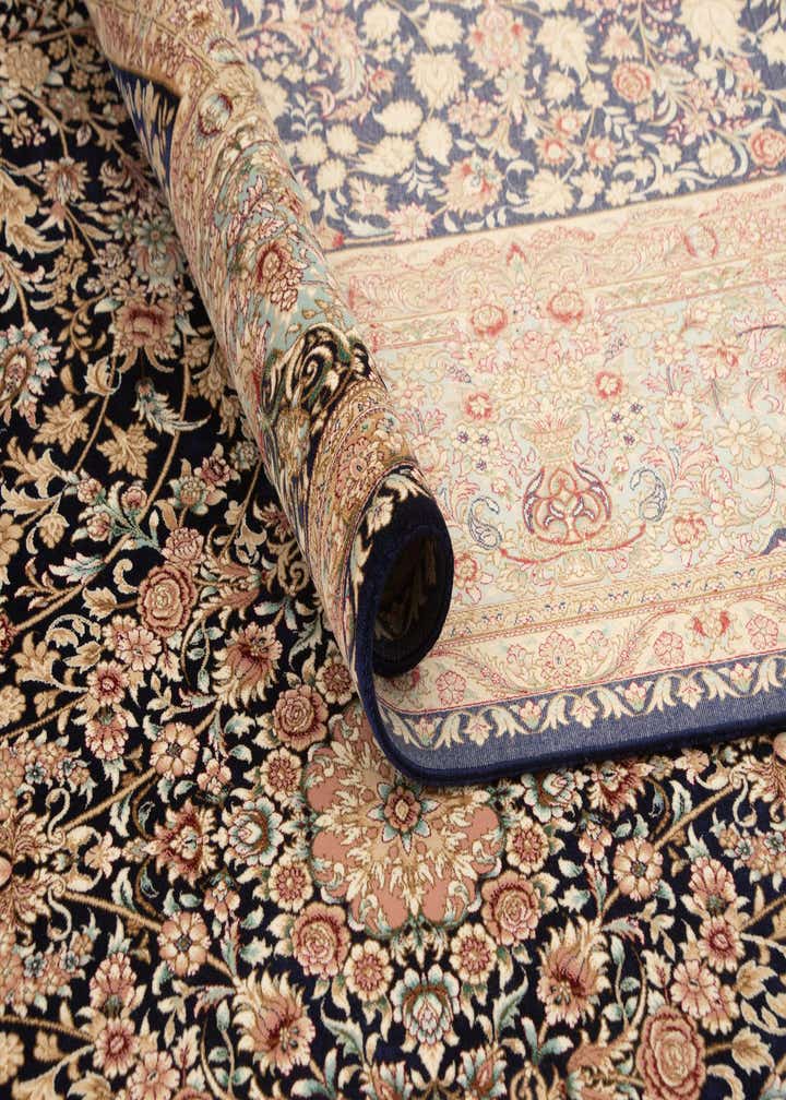 6' 5 x 9' 7 Ghom Design Rug