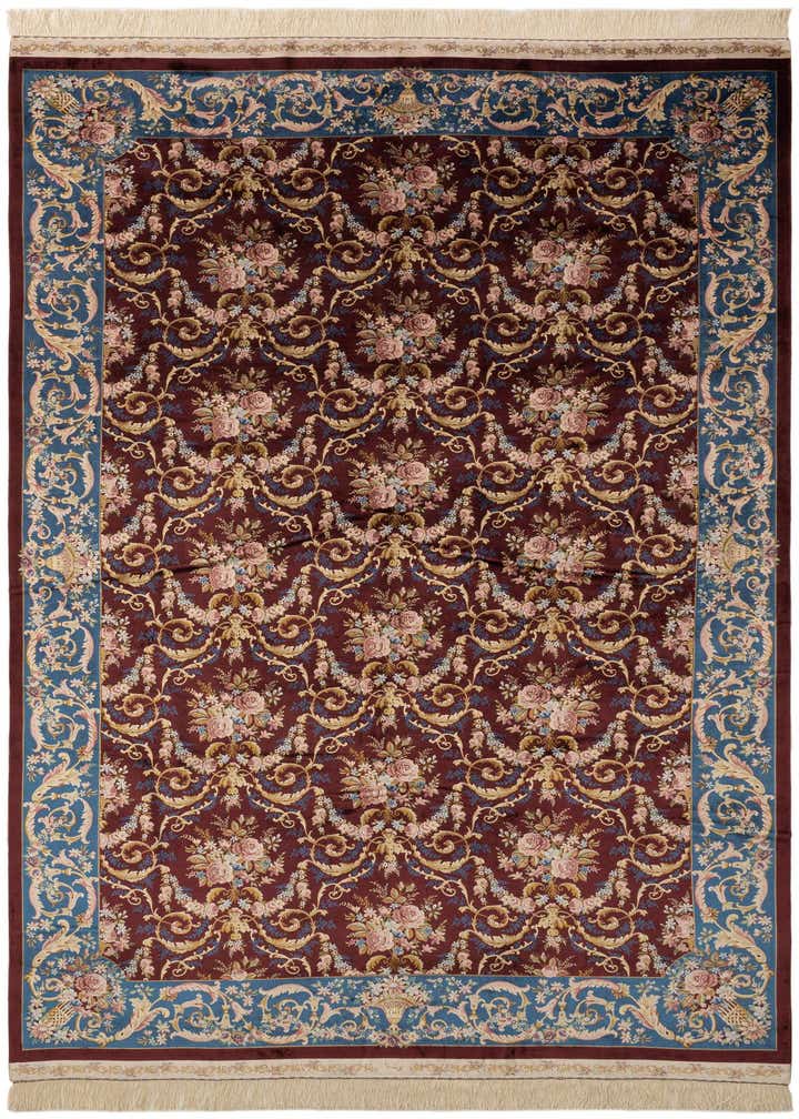 5' 7 x 9' 1 Ghom Design Rug