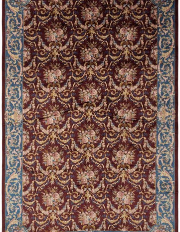 5' 7 x 9' 1 Ghom Design Rug