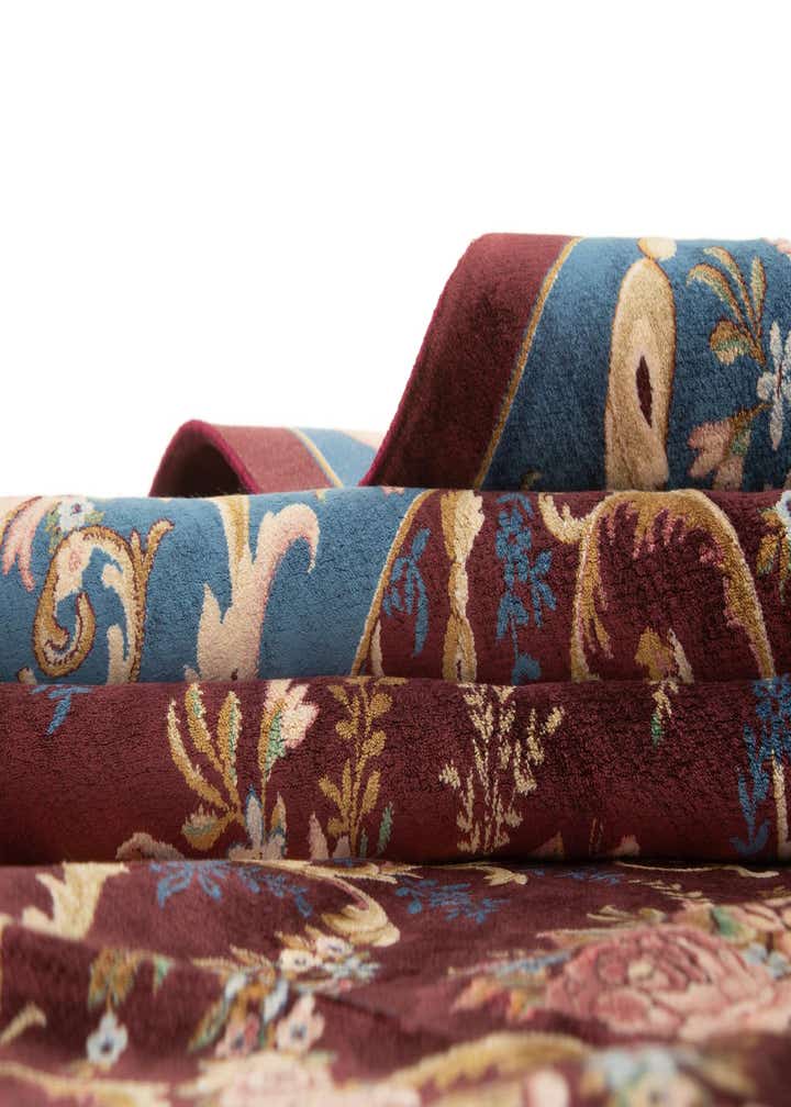 5' 7 x 9' 1 Ghom Design Rug