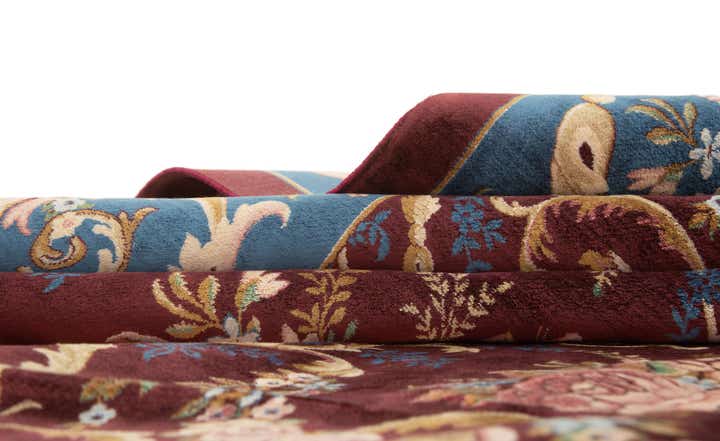 5' 7 x 9' 1 Ghom Design Rug