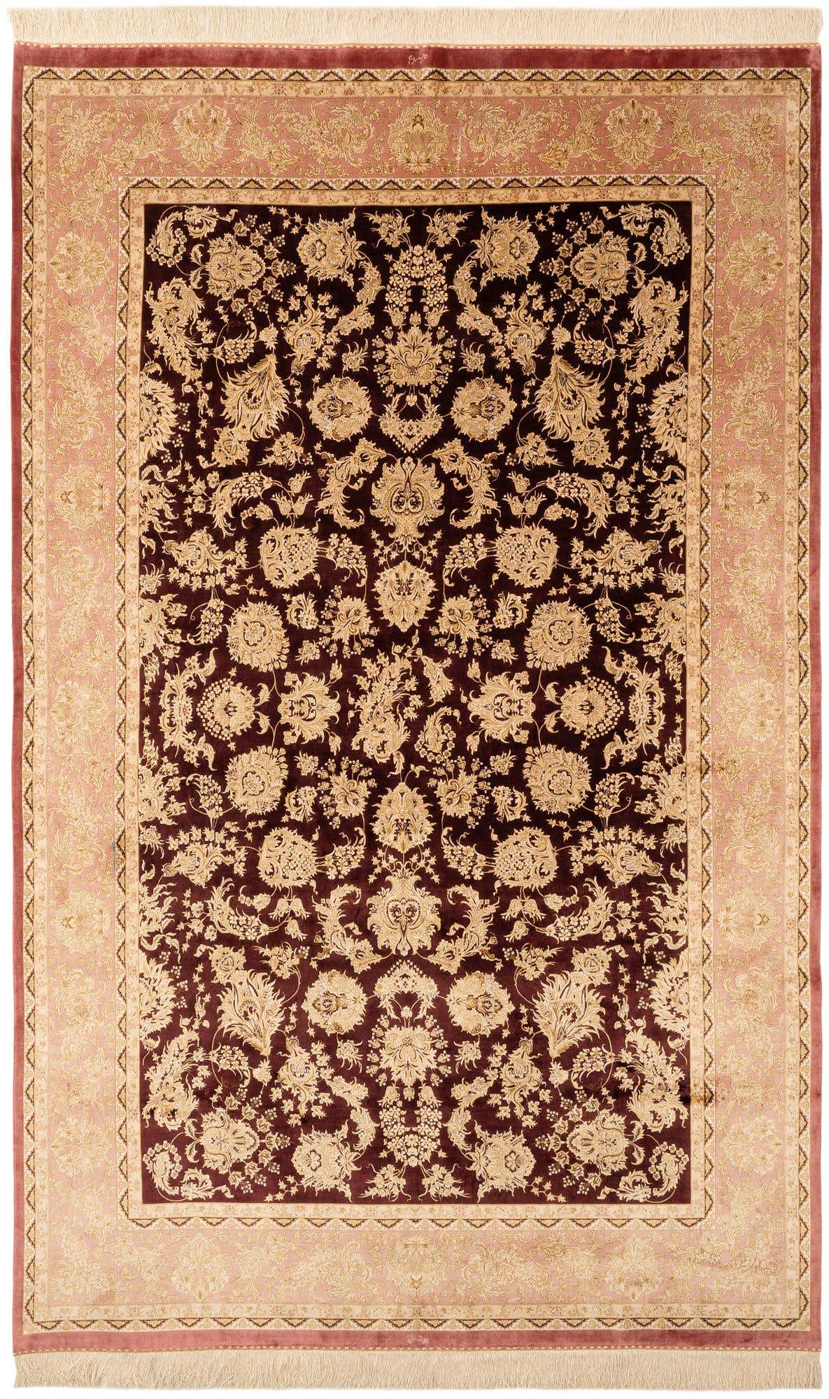 6' 2 x 9' 11 Ghom Design Rug