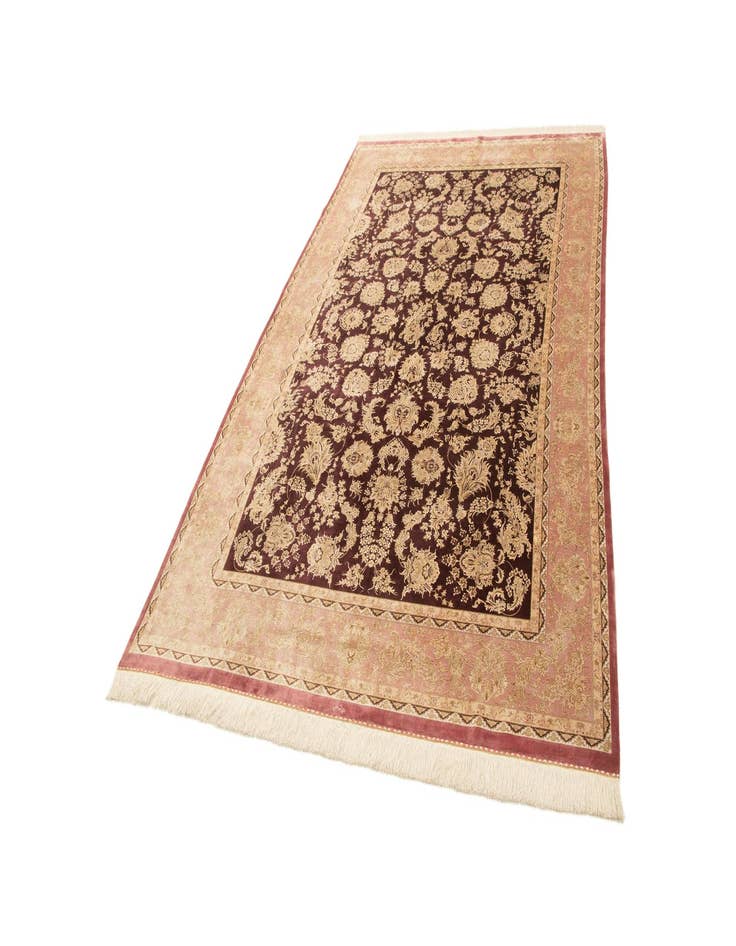 Detail image of 6' 2 x 9' 11 Ghom Design Rug