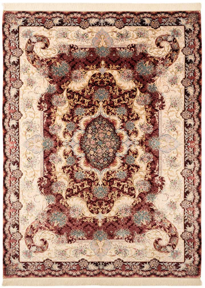 6' 4 x 9' 10 Ghom Design Rug