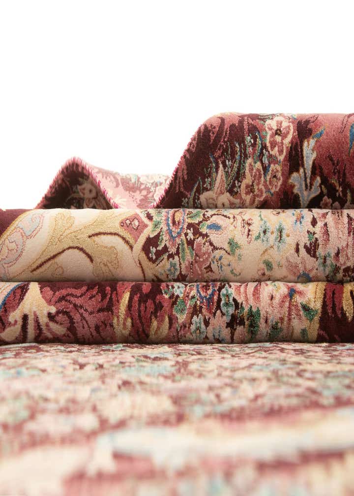 6' 4 x 9' 10 Ghom Design Rug