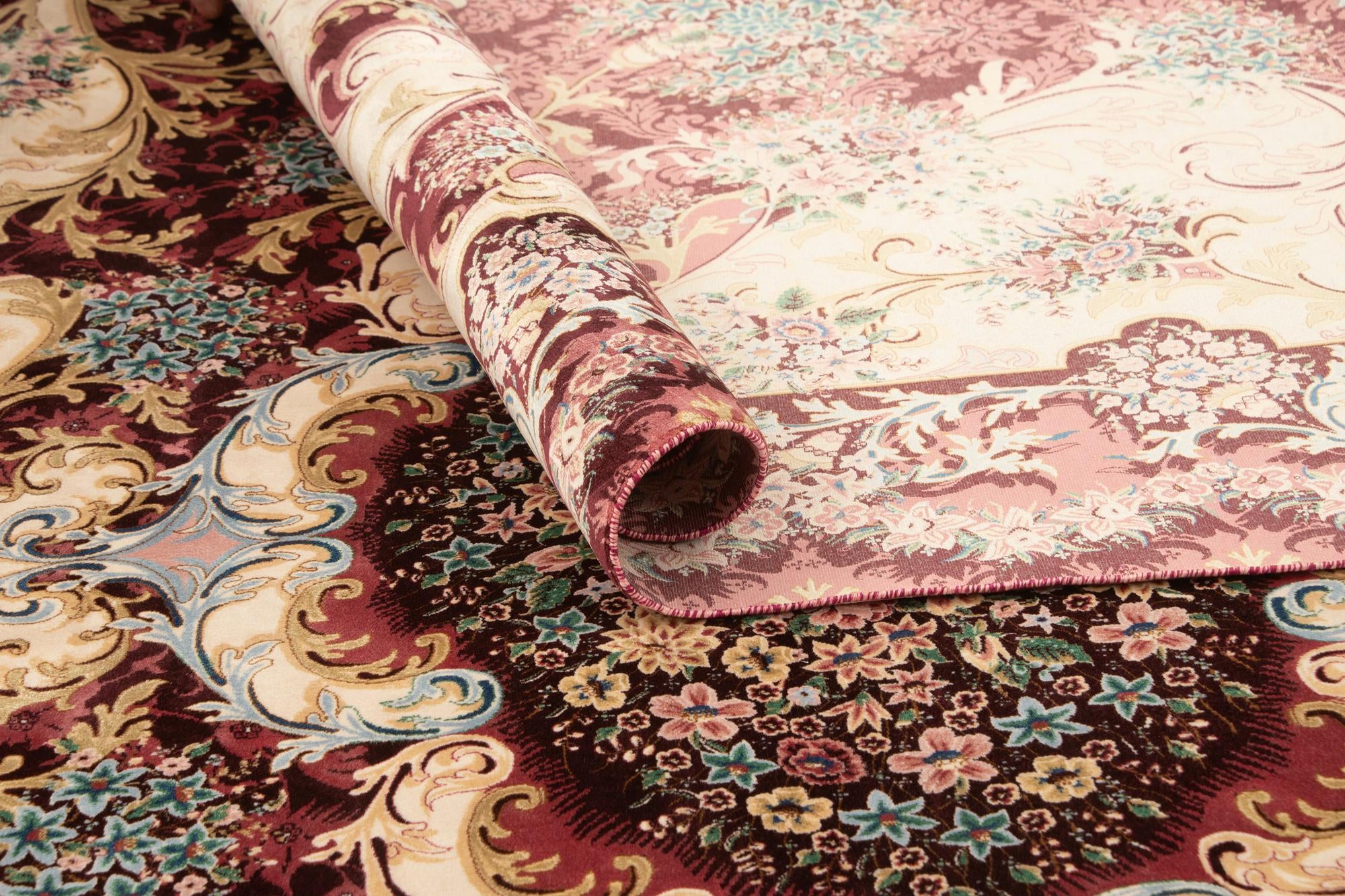 6' 4 x 9' 10 Ghom Design Rug