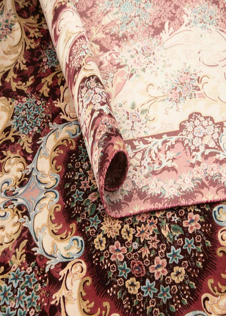 6' 4 x 9' 10 Ghom Design Rug