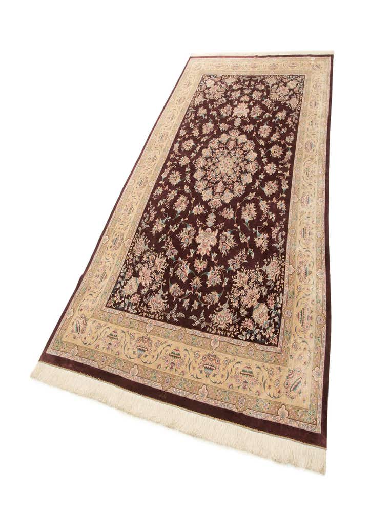 6' 4 x 10' 3 Ghom Design Rug