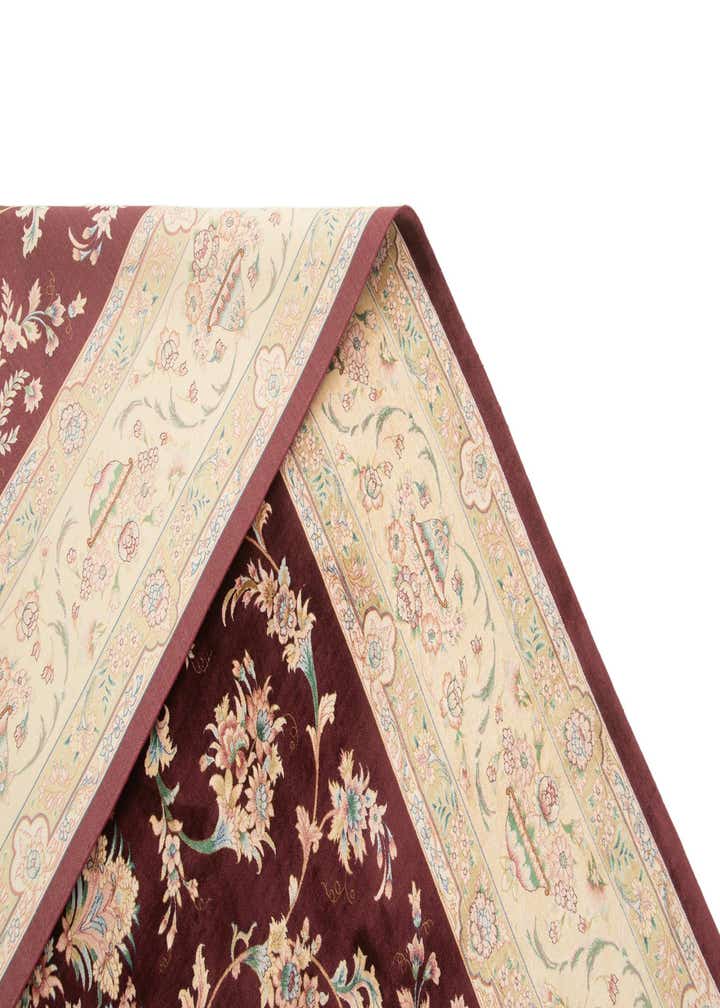 6' 4 x 10' 3 Ghom Design Rug