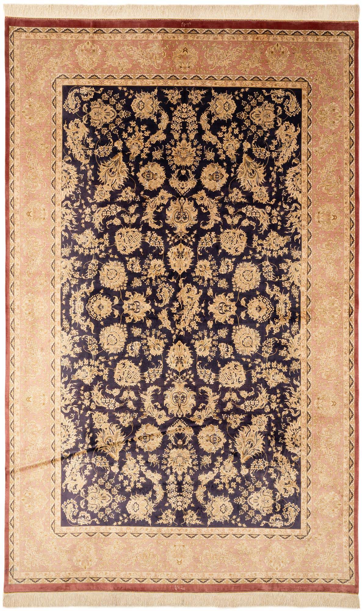6' 3 x 9' 11 Ghom Design Rug