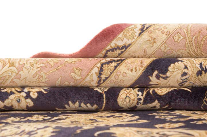 6' 3 x 9' 11 Ghom Design Rug