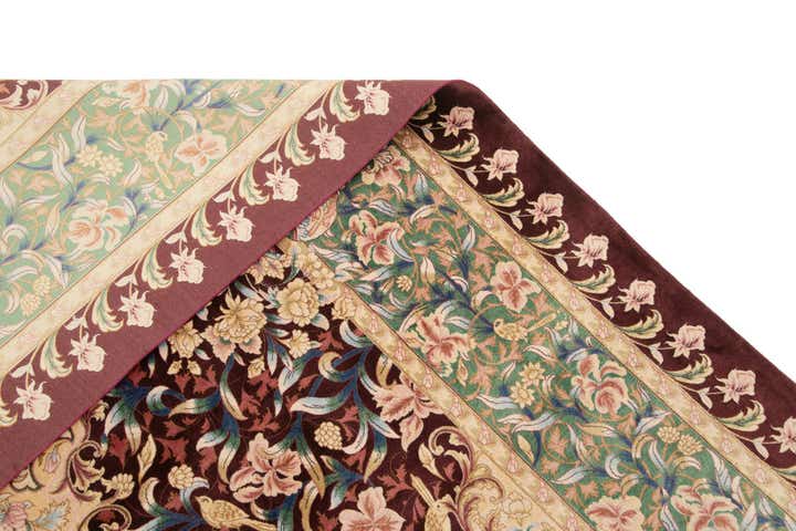 5' 7 x 9' 1 Ghom Design Rug