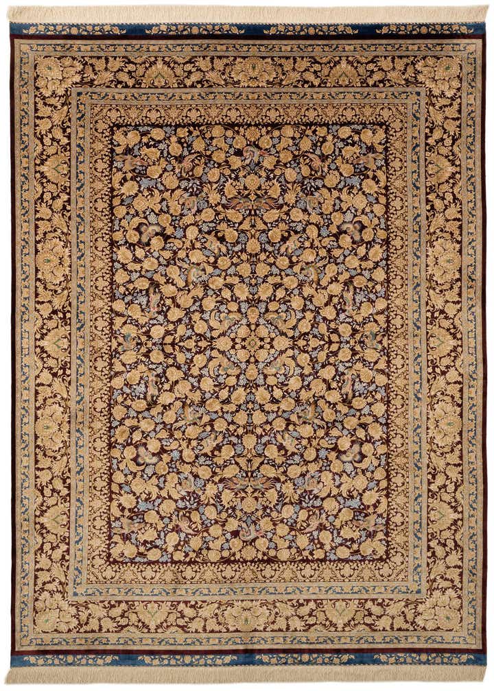 5' 8 x 9' 3 Ghom Design Rug
