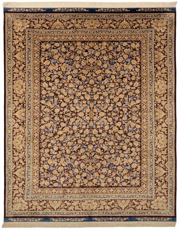 5' 8 x 9' 3 Ghom Design Rug