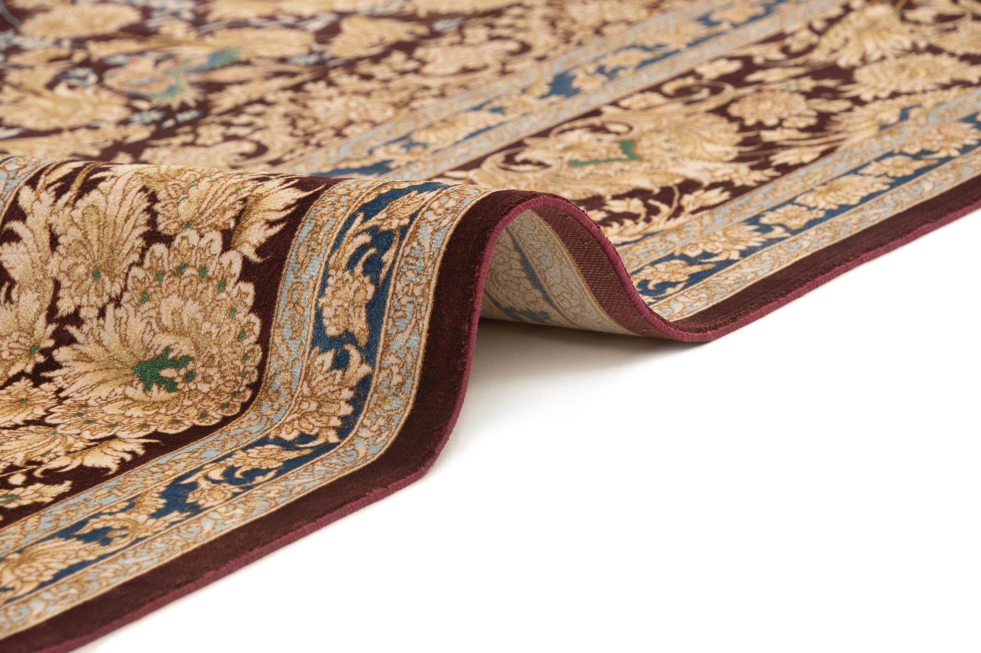 5' 8 x 9' 3 Ghom Design Rug