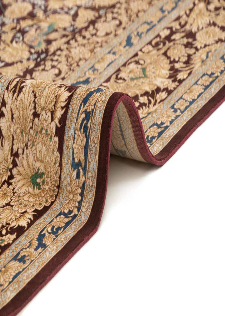 5' 8 x 9' 3 Ghom Design Rug