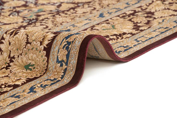 Detail image of 5' 8 x 9' 3 Ghom Design Rug