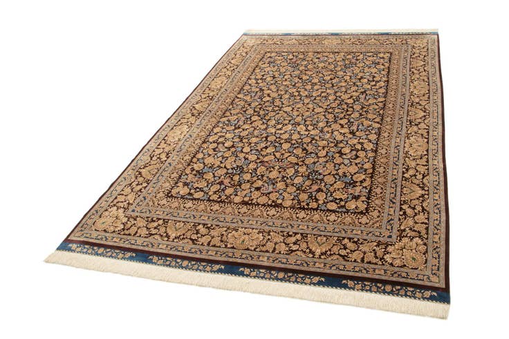 Detail image of 5' 8 x 9' 3 Ghom Design Rug